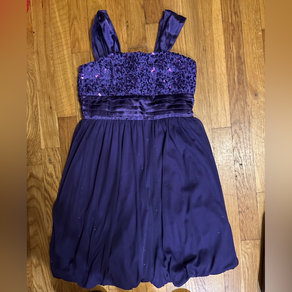 Purple formal dress